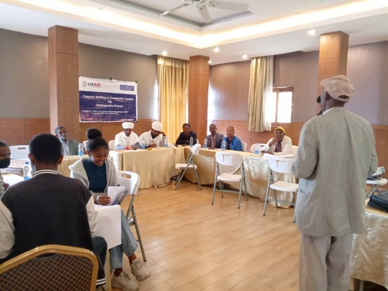 Community Leaders Unite for Capacity Building Amidst Tigray’s Political Turmoil